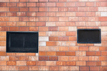 Tile wall and windows