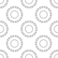 Geometric seamless pattern. Circles