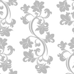 Floral seamless pattern leaves