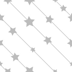 Geometric seamless pattern stars and lines