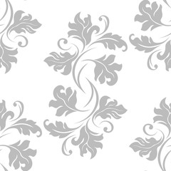 seamless abstract pattern with floral motive