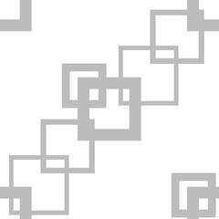 Fototapeta premium Geometric seamless pattern. Square