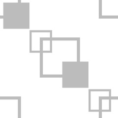 Geometric seamless pattern. Square