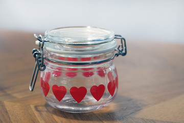 tableware set. Set of different plates on the table