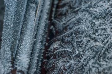 frosted glass and car wipers