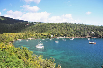 Guadeloupe, golfe de l'anse de la barque