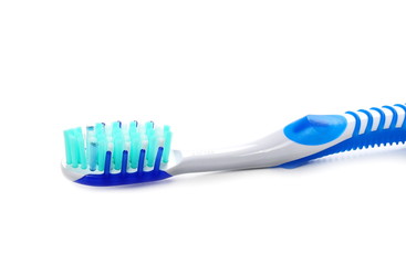 Dental tooth brush isolated on white, with clipping path