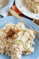 Risotto with porcini mushrooms