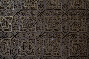 Marruecos, motivos en paredes de arquitectura e interiorismo. Turismo y viajes