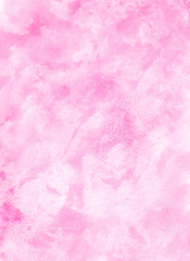 Romantic pink watercolor texture Valentine day background