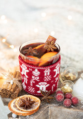 Home made christmas mulled wine