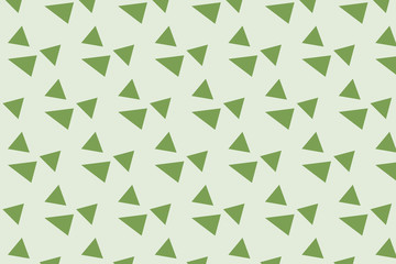 Modern and stylish green digital geometric background with different shapes.	