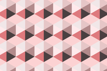 Modern and stylish digital geometric red background with different shapes.	