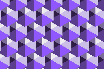 Modern and stylish digital geometric violet background with different shapes.	
