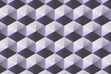 Modern and stylish digital geometric violet background with different shapes.	