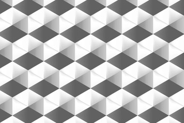 Modern and stylish digital geometric black and white background with different shapes.	