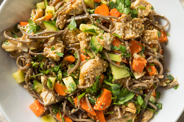 Healthy Homemade Soba Noodle Bowl