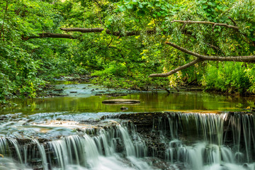 Waterfall in the city