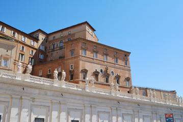 Obraz premium View of the St. Peter's Basilica in Vatican city.