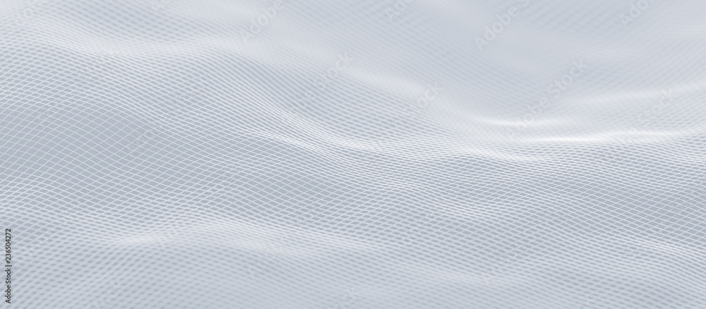 Poster abstract 3d rendering of technological surface. modern background design