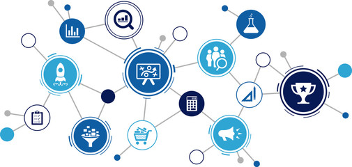 product management / product development / product marketing &ndash; vector illustration