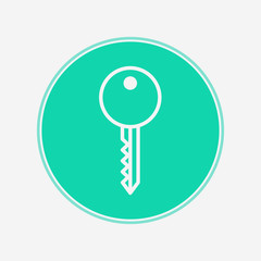 Key vector icon sign symbol