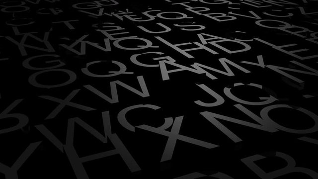 Background of Letters
