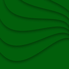 Abstract Green Wavy background.