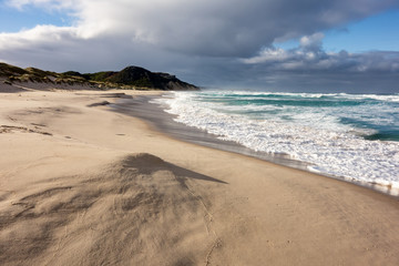 Beautiful Mandalay Beach in Western Australia in a gorgeous morning with nobody