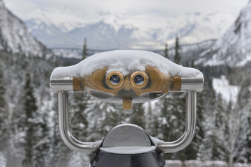 telescope in the rocky mountains