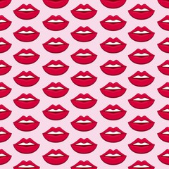 sensuality female lips pattern
