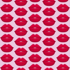 sensuality female lips pattern