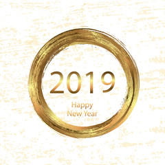 2019 happy new year bright greeting card background. Happy New Year greeting card. Beautiful holiday background.