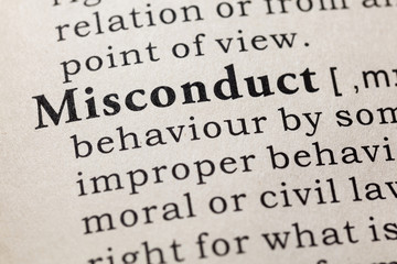 definition of misconduct