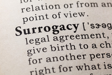 Obraz premium definition of surrogacy