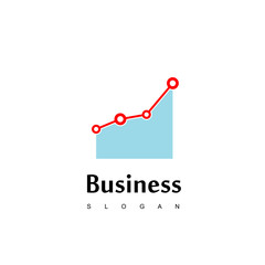Business Logo With Good Progress Chart Diagram