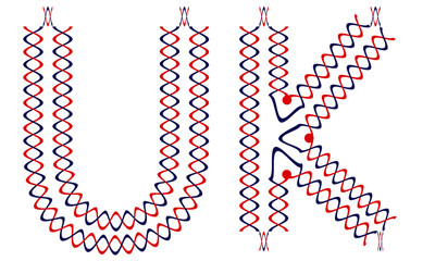 Red and blue DNA UK