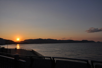 Fototapeta premium 瀬戸内の夕景