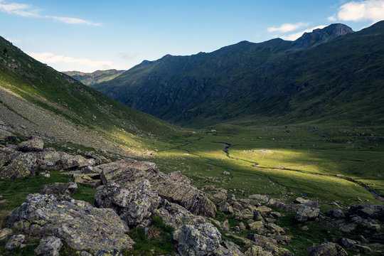 Canal Roya Valley from Rinconada, GR11 Trail, Spain
