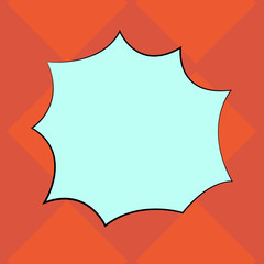 Design business concept Business ad for website promotion banners empty social media ad. Blank Color Explosion Blast Scream Speech Bubble Vector for Promotion Ads