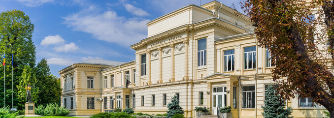 The Romanian Academy (Academia Romana) building, the highest scientific authority in the country,...