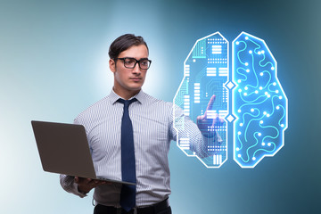 Cognitive computing concept as modern technology