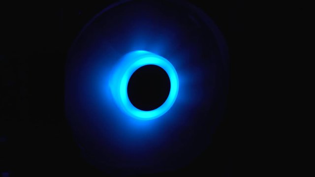 Blue LED Case Fan Cooling PC and Light Up Computer Case with Cool Look for gaming computers