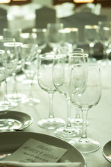 Wedding reception banquet dinner