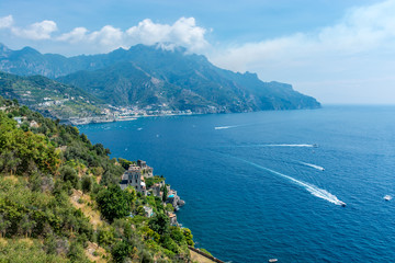 Positano Cliff Side on the Amalfi Coast Italy