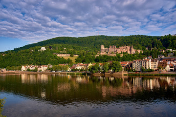 Fototapeta na wymiar historic ruin of castle Heidelberg