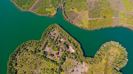 Fototapeta premium Island in Lam Dong Viet Nam