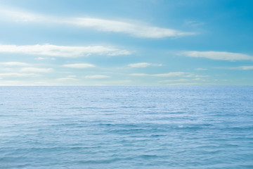 Fototapeta na wymiar seascape with blue sky ,relax time