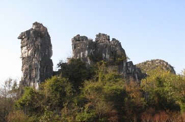 Guilin,China-December 30, 2007: Camel Rock,it is near to the south of the Putuo Mountain in the Seven Star Park of Guilin