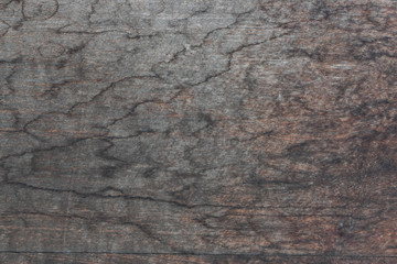 grunge dark texture of wood. Old dirty wooden board for background.